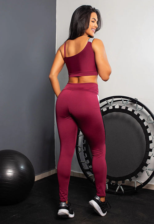 Conjunto Feminino LifeFit® | Cropped + Calça Legging com Bolso